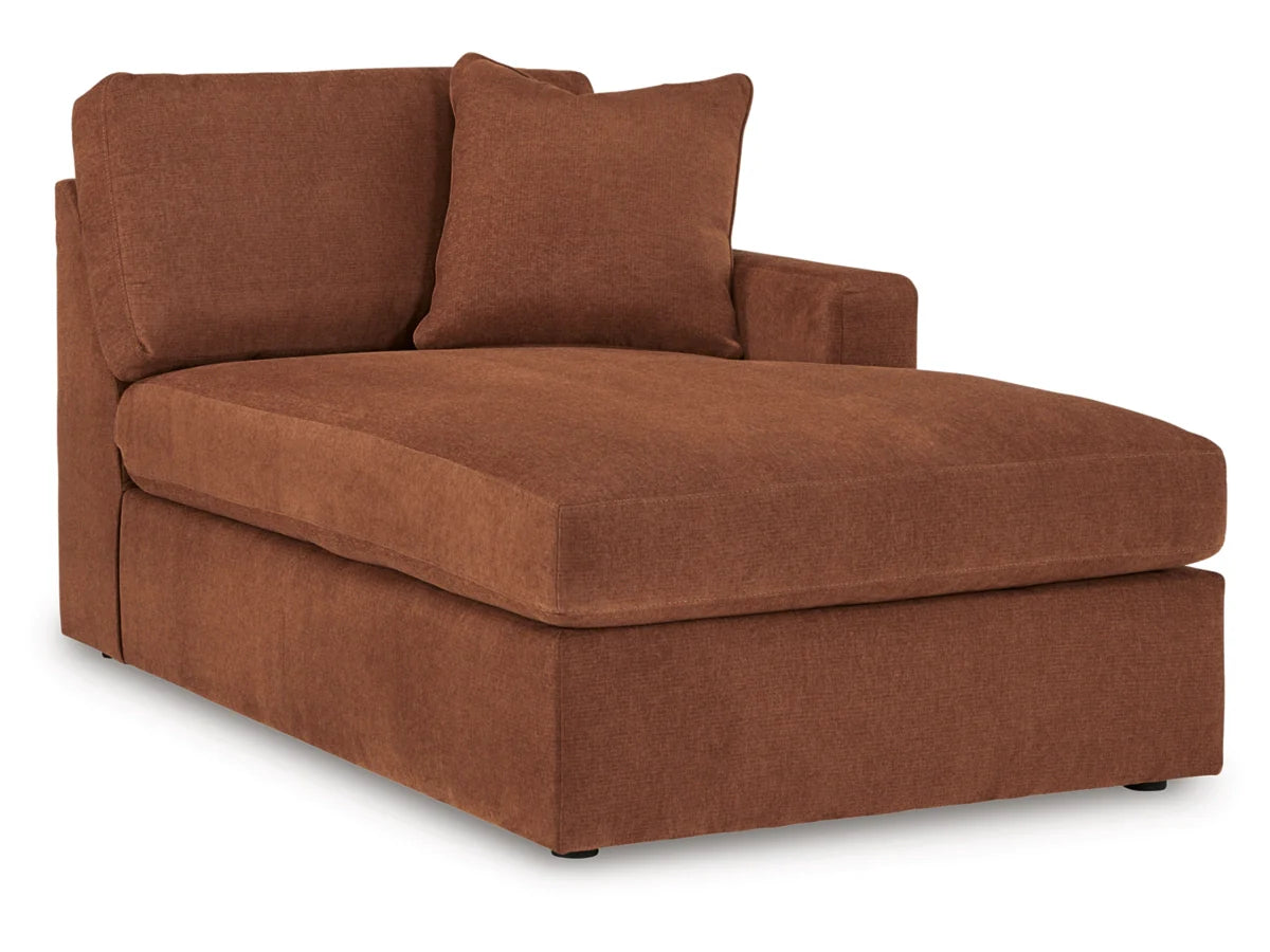 Modmax 3-Piece Modular Next-Gen Nuvella™ Performance Fabric Sofa Chaise