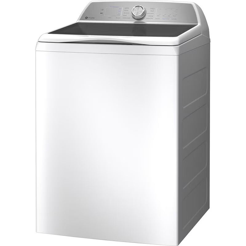 GE Profile 28 in. 5.0 cu. ft. Smart Top Load Washer with Sanitize with Oxi - White