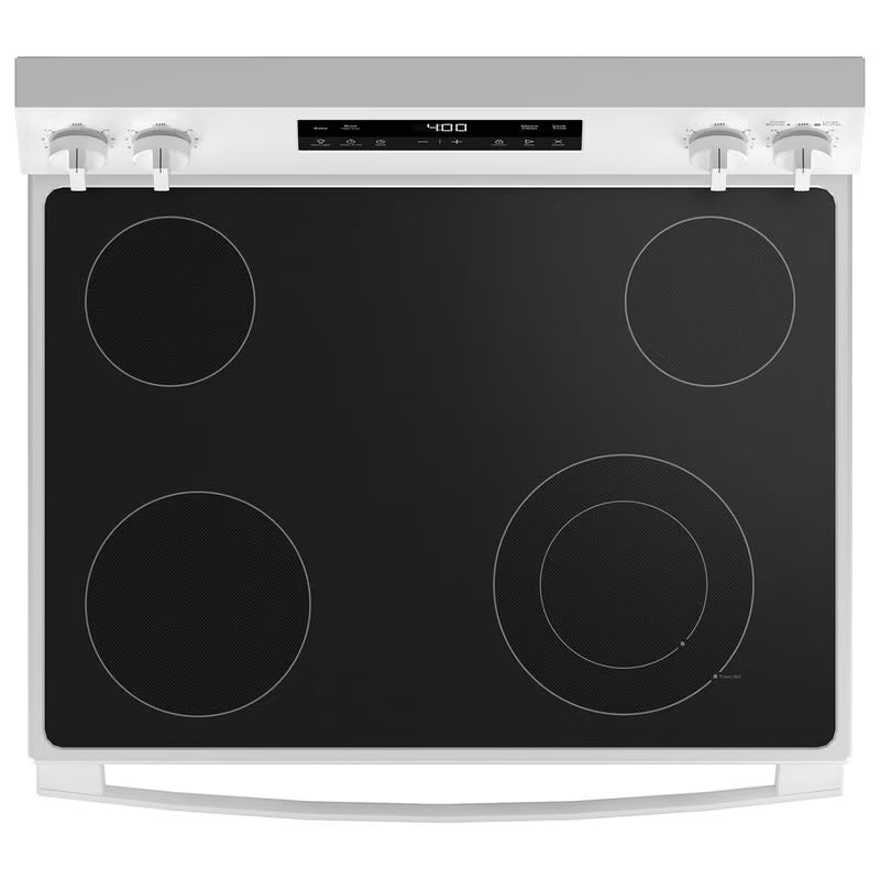 GE 400 Series 30 in. 5.3 cu. ft. Electric Range with Radiant Burners - White