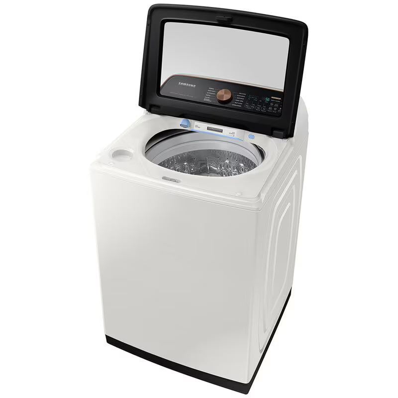 Samsung 27 in. 5.5 cu. ft. Smart Top Load Washer with Auto Dispense System - Ivory