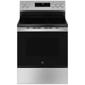 GE 500 Series 30 in. 5.3 cu. ft. Electric Range with Radiant Burners - Stainless Steel