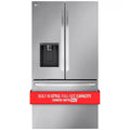 LG 36 in. 25.5 cu. ft. Smart Counter Depth French Door Refrigerator with Ice & Water Dispenser - PrintProof Stainless Steel