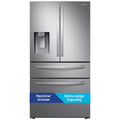 Samsung 36 in. 28 cu. ft. Smart 4-Door French Door Refrigerator with Ice & Water Dispenser - Stainless Steel