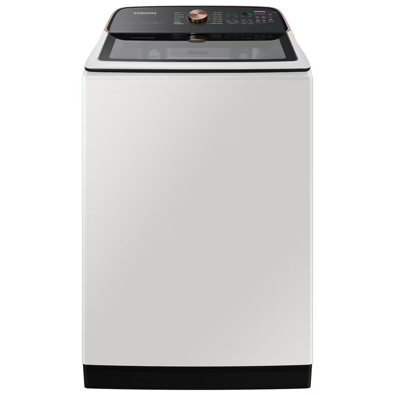Samsung 27 in. 5.5 cu. ft. Smart Top Load Washer with Auto Dispense System - Ivory