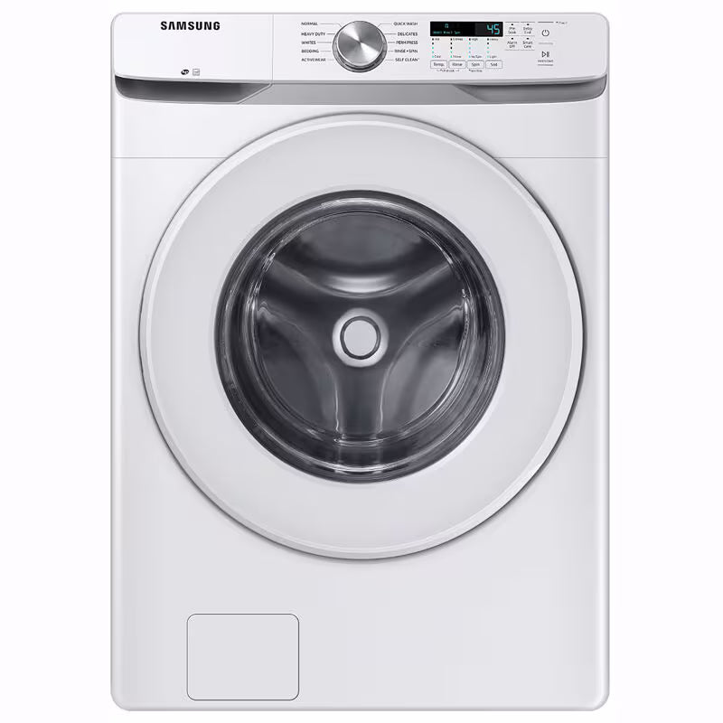 Samsung 27 in. 4.5 cu. ft. Smart Stackable Front Load Washer with 10 Wash Programs, 6 Wash Options & Self Clean - White