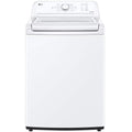 LG 27 in. 4.1 cu. ft. Top Load Washer with 4-Way Agitator, Slam Proof Glass Lid & True Balance Anti-Vibration System - White